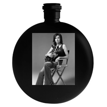 Famke Janssen Round Flask