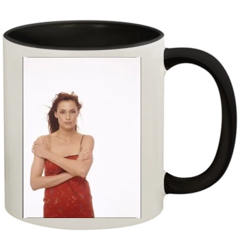 Famke Janssen 11oz Colored Inner & Handle Mug