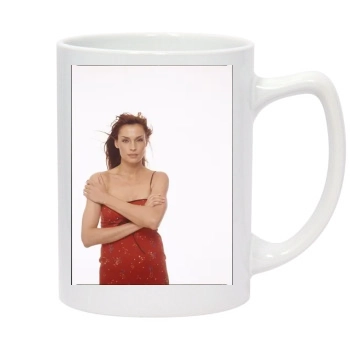 Famke Janssen 14oz White Statesman Mug