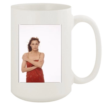 Famke Janssen 15oz White Mug