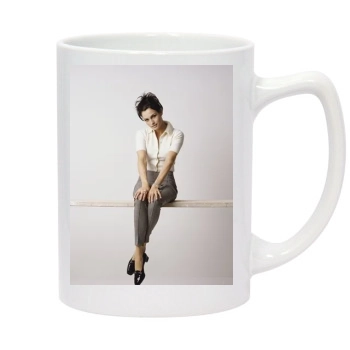 Famke Janssen 14oz White Statesman Mug