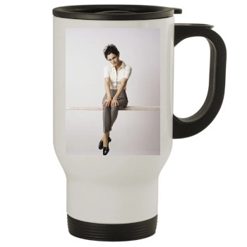 Famke Janssen Stainless Steel Travel Mug