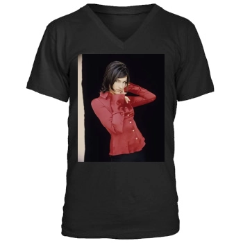 Famke Janssen Men's V-Neck T-Shirt