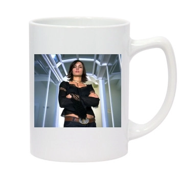 Famke Janssen 14oz White Statesman Mug