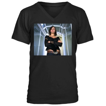 Famke Janssen Men's V-Neck T-Shirt