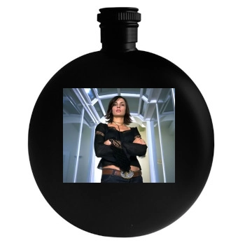 Famke Janssen Round Flask