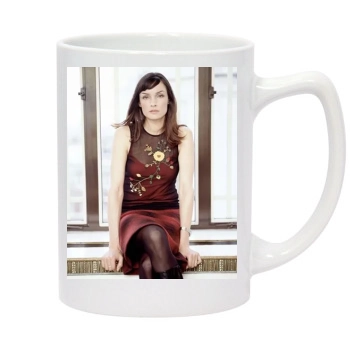 Famke Janssen 14oz White Statesman Mug