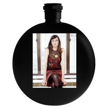 Famke Janssen Round Flask