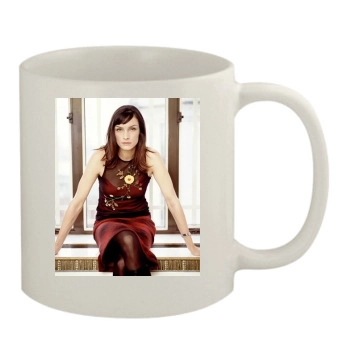 Famke Janssen 11oz White Mug