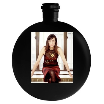 Famke Janssen Round Flask