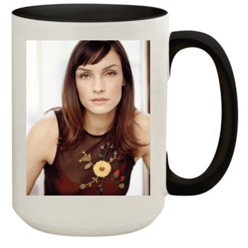 Famke Janssen 15oz Colored Inner & Handle Mug