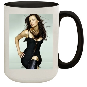 Famke Janssen 15oz Colored Inner & Handle Mug