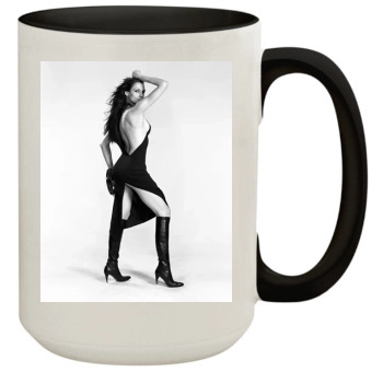 Famke Janssen 15oz Colored Inner & Handle Mug