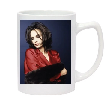 Famke Janssen 14oz White Statesman Mug