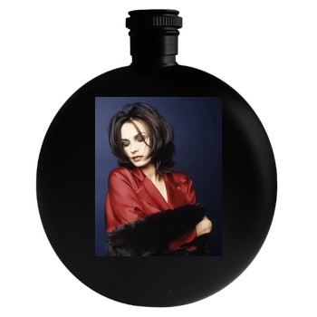 Famke Janssen Round Flask