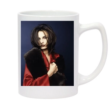 Famke Janssen 14oz White Statesman Mug