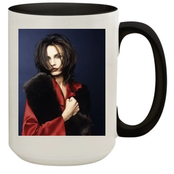 Famke Janssen 15oz Colored Inner & Handle Mug