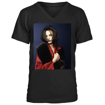 Famke Janssen Men's V-Neck T-Shirt