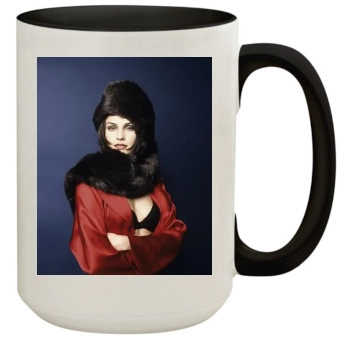 Famke Janssen 15oz Colored Inner & Handle Mug