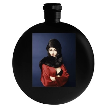 Famke Janssen Round Flask