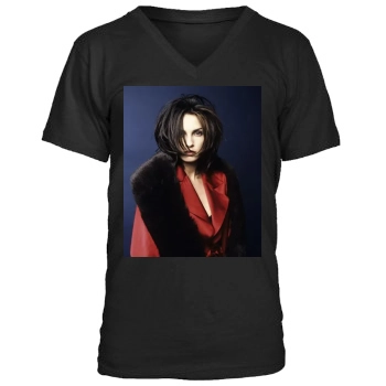 Famke Janssen Men's V-Neck T-Shirt