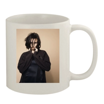 Famke Janssen 11oz White Mug