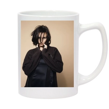 Famke Janssen 14oz White Statesman Mug