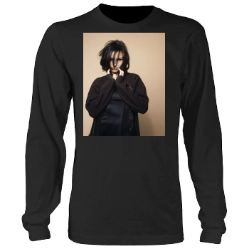 Famke Janssen Men's Heavy Long Sleeve TShirt