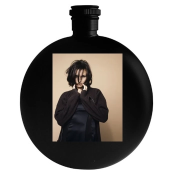 Famke Janssen Round Flask