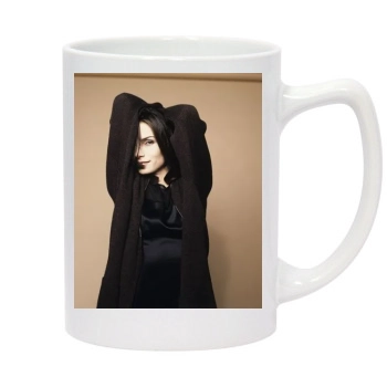 Famke Janssen 14oz White Statesman Mug