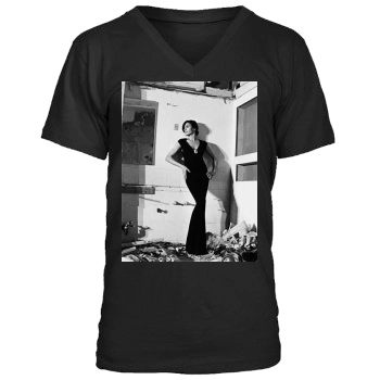 Famke Janssen Men's V-Neck T-Shirt