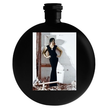 Famke Janssen Round Flask