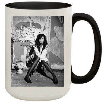 Famke Janssen 15oz Colored Inner & Handle Mug