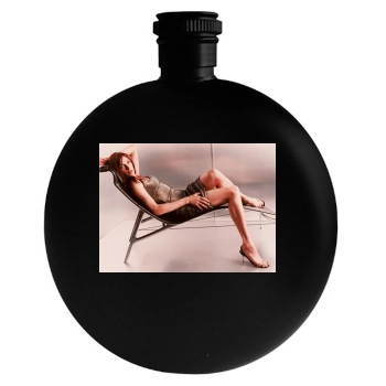 Famke Janssen Round Flask