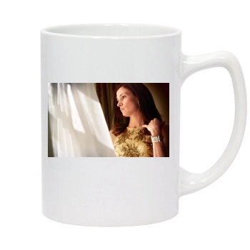 Famke Janssen 14oz White Statesman Mug