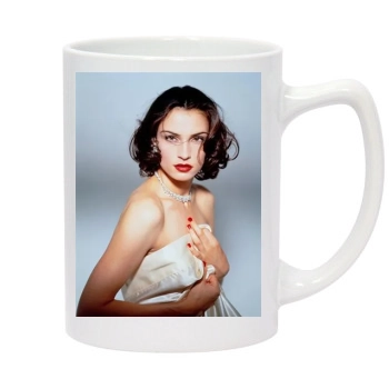 Famke Janssen 14oz White Statesman Mug