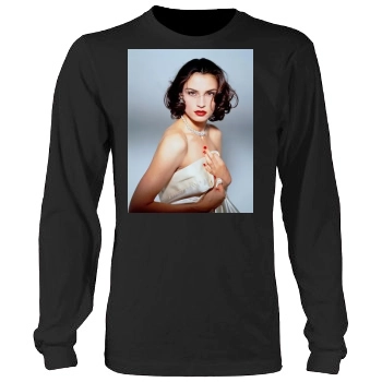 Famke Janssen Men's Heavy Long Sleeve TShirt