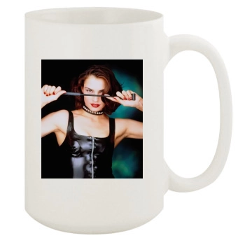 Famke Janssen 15oz White Mug