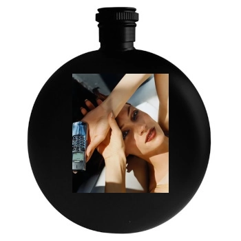 Famke Janssen Round Flask