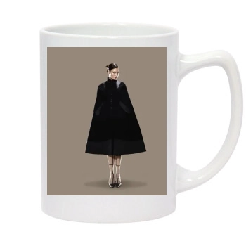 Famke Janssen 14oz White Statesman Mug