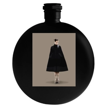 Famke Janssen Round Flask