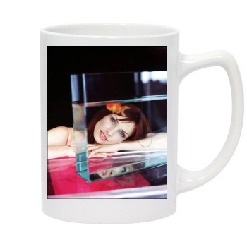 Famke Janssen 14oz White Statesman Mug