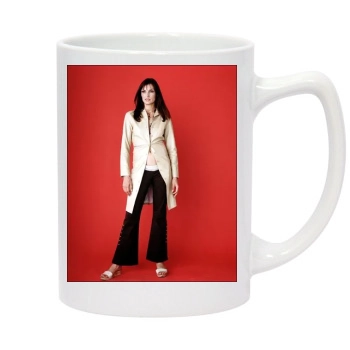 Famke Janssen 14oz White Statesman Mug