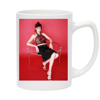 Famke Janssen 14oz White Statesman Mug