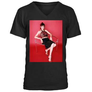 Famke Janssen Men's V-Neck T-Shirt