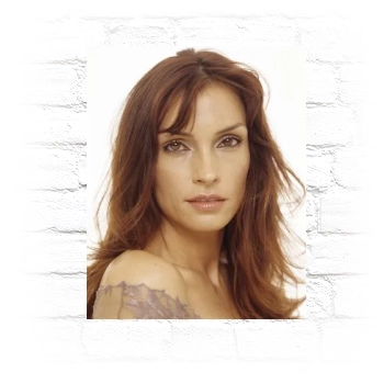 Famke Janssen Metal Wall Art