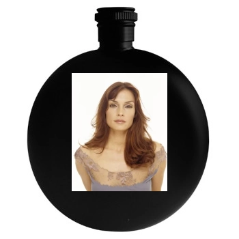 Famke Janssen Round Flask