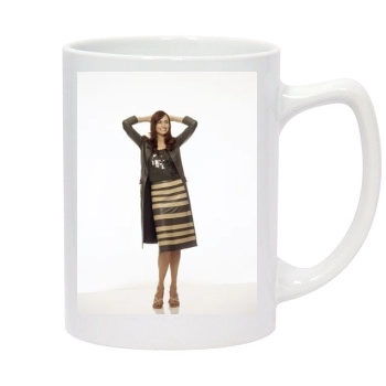 Famke Janssen 14oz White Statesman Mug