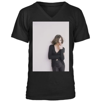 Famke Janssen Men's V-Neck T-Shirt