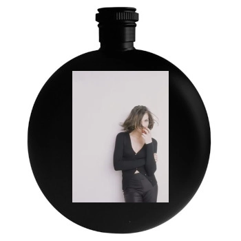 Famke Janssen Round Flask